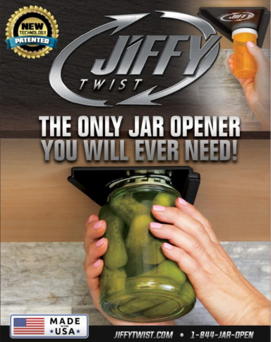 Jiffy Twist Jar and Bottle Opener